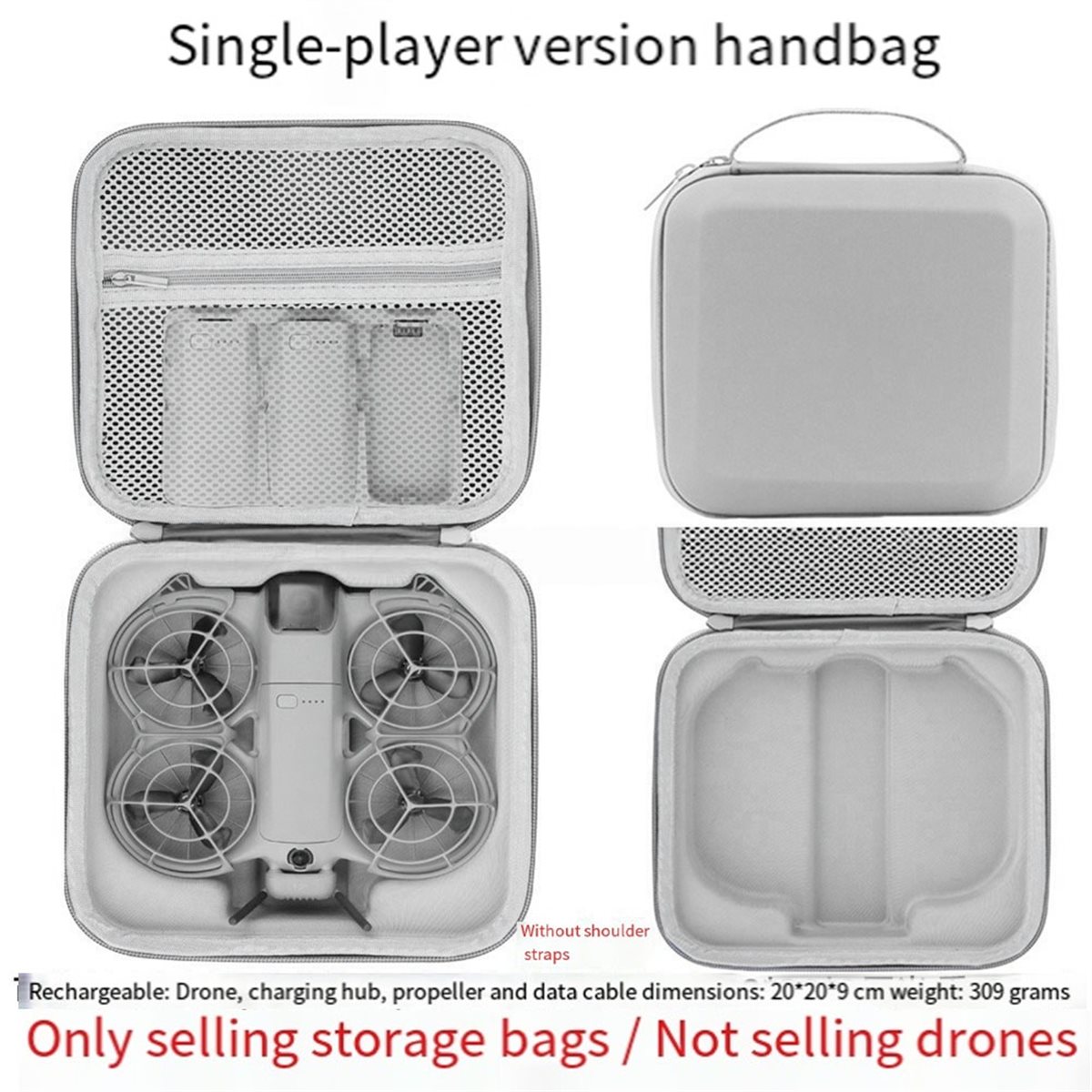 DT584 STOCK-Tas Tangan Cangkan - Drone Hard Shell Case ulasan dan harga